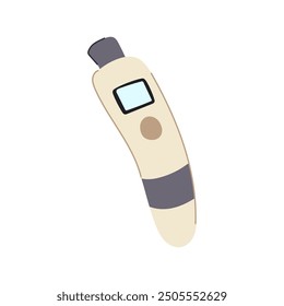 capacity spirometer cartoon. volume measurement, respiratory test, airflow pulmonary capacity spirometer sign. isolated symbol vector illustration