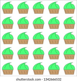 capcake vector background