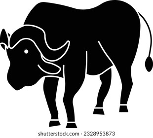 cape buffalo buffalo bull cow cattle Glyph