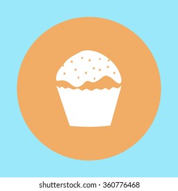 Cape cake icon. Cape cake icon simple design. Cape cake icon vector. Cape cake icon art.
