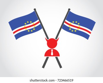 Cape De Verde Emblem Corrupt Businessman