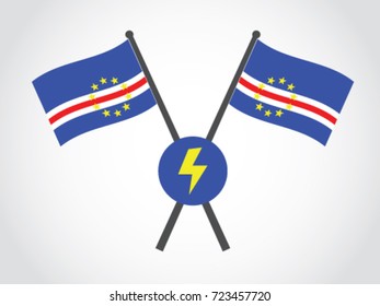 Cape De Verde Emblem Electricity Voltage