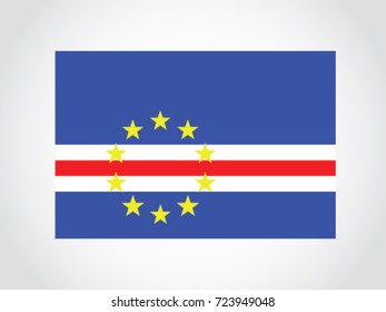 Cape De Verde National Flag