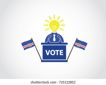 Cape De Verde Podium Bright Idea Politician Poll