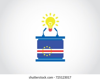 Cape De Verde Podium Bright Idea Speech