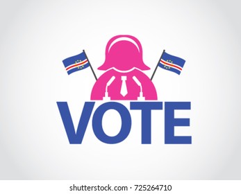 Cape De Verde Podium Woman In Politics Election 