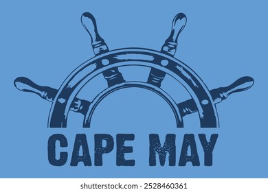 Cape May vector t-shirt design