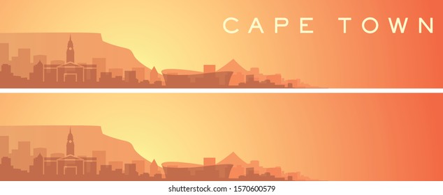 Cape Town Beautiful Skyline Scenery Banner