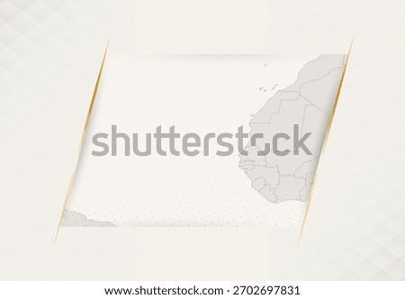 Cape Verde Country Map Featuring National Flag Colors. Vector illustration.