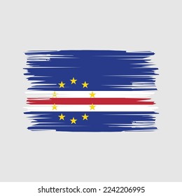 Kap-Verde-Flag-Vektorgrafik
