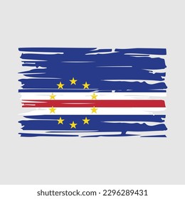 Kap-Verde-Flag-Vektorgrafik
