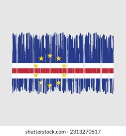 Kap-Verde-Flag-Vektorgrafik