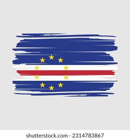 Kap-Verde-Flag-Vektorgrafik