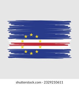 Kap-Verde-Flag-Vektorgrafik