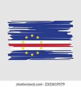 Kap-Verde-Flag-Vektorgrafik