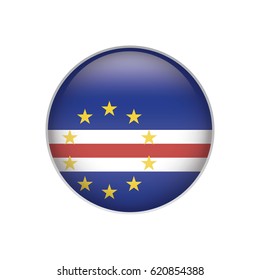 Cape Verde flag button