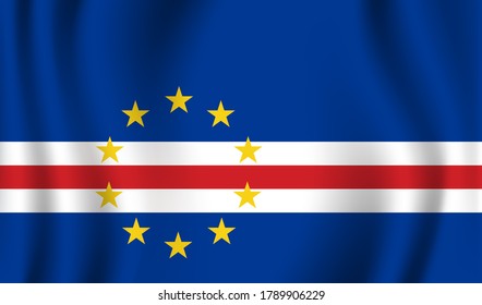 Cape Verde flag image vector. EPS.file.