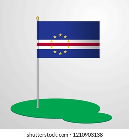 Cape Verde Flag Pole