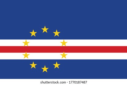 Cape Verde Flag Vector Graphic Rectangle Stock Vector (Royalty Free) 1770187487  Shutterstock