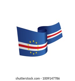 Cape Verde flag, vector illustration
