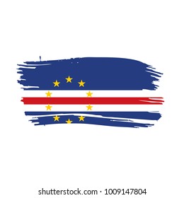 Cape Verde flag, vector illustration