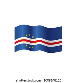 Cape Verde flag, vector illustration