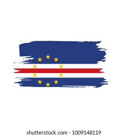 Cape Verde flag, vector illustration