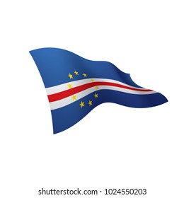 Cape Verde flag, vector illustration on a white background