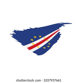 Cape Verde flag, vector illustration