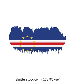 Cape Verde flag, vector illustration
