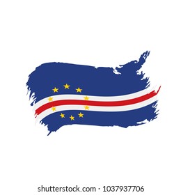 Cape Verde flag, vector illustration