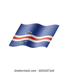 Cape Verde flag, vector illustration