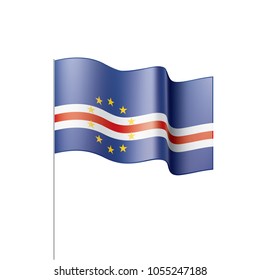 Cape Verde flag, vector illustration
