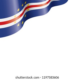 Cape Verde flag, vector illustration on a white background