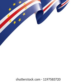 Cape Verde flag, vector illustration on a white background