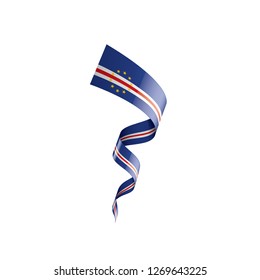 Cape Verde flag, vector illustration on a white background