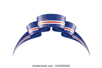 Cape Verde flag, vector illustration on a white background