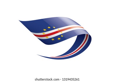 Cape Verde flag, vector illustration on a white background