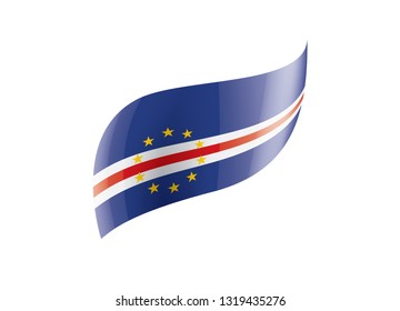Cape Verde flag, vector illustration on a white background