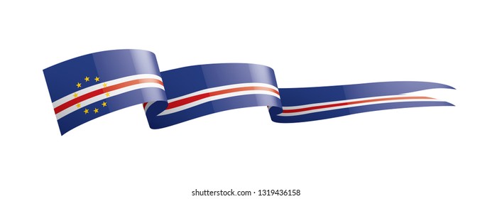 Cape Verde flag, vector illustration on a white background