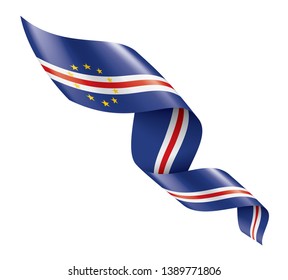 Cape Verde flag, vector illustration on a white background