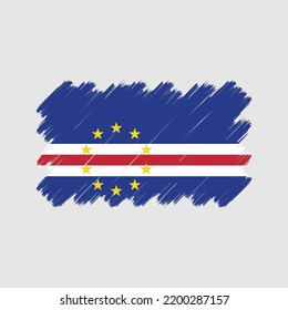 Cape Verde Flag Vector. National Flag