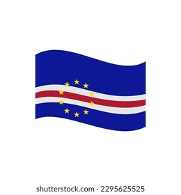 Cape verde flags icon set, Cape verde independence day icon set vector sign symbol