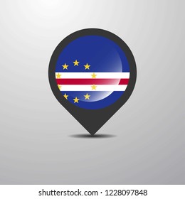 Cape Verde Map Pin