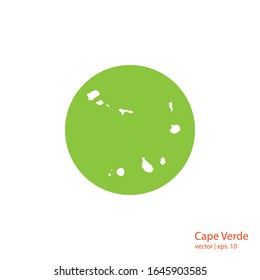 Plantilla de vector de diseño de logotipos de Cabo Verde