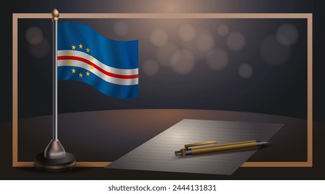 Cape Verde National Day, template banner vector Illustration