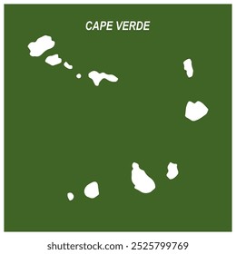 Cape Verde region map icon vector illustration design