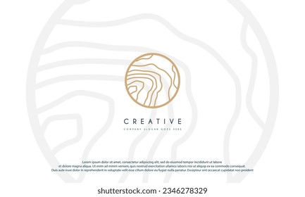 Capenter industry logo design - wood log, timber plank wood, woodwork handyman, wood house builder. simple minimalist icon.