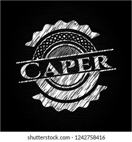 Caper chalk emblem