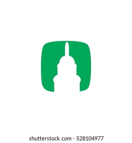 Capital Building Vector Logo Stock Vector (Royalty Free) 528104977 ...